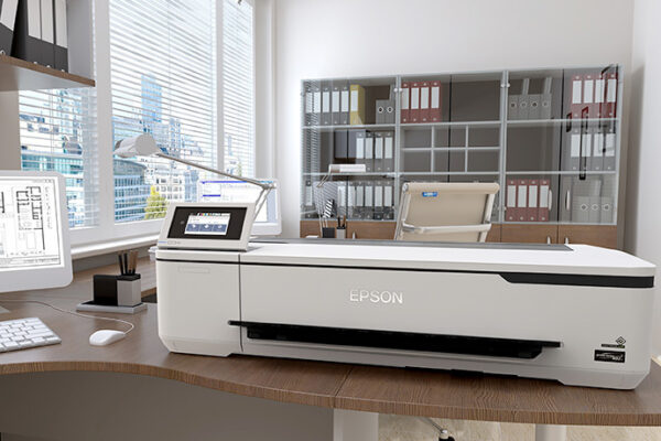 Epson SureColor T3170 - 24" impresora de gran formato - color - chorro de tinta - Rollo (61 cm) - 2400 x 1200 ppp - hasta 0.57 minutos/página (monocromo) / hasta 0.57 minutos/página (color) - Gigabit LAN, Wi-Fi(n), USB 3.0 - cortador - Imagen 8