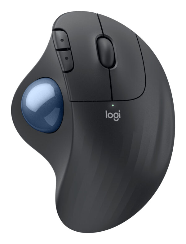 Logitech Ergo M575S Series - Mouse - Graphite+Blue Ball Bt - Imagen 2