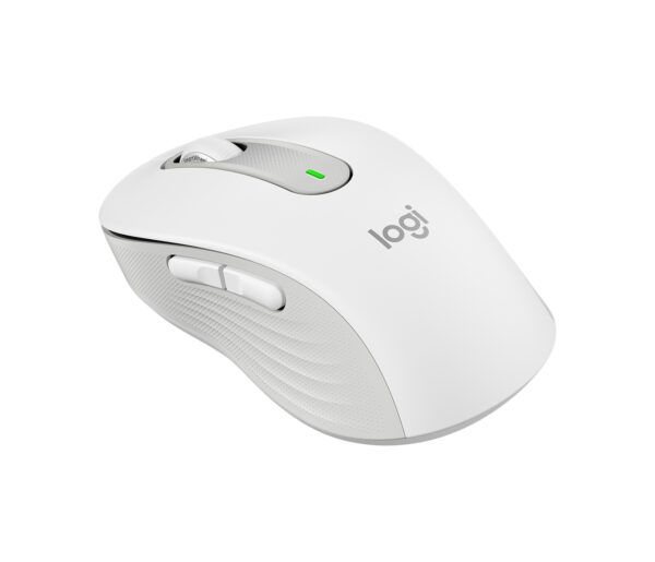 Logitech Signature M650 - Ratón - manos pequeñas - diestro y zurdo - inalámbrico - 2.4 GHz, Bluetooth - receptor de USB Logitech Logi Bolt - blanco hueso - Imagen 8