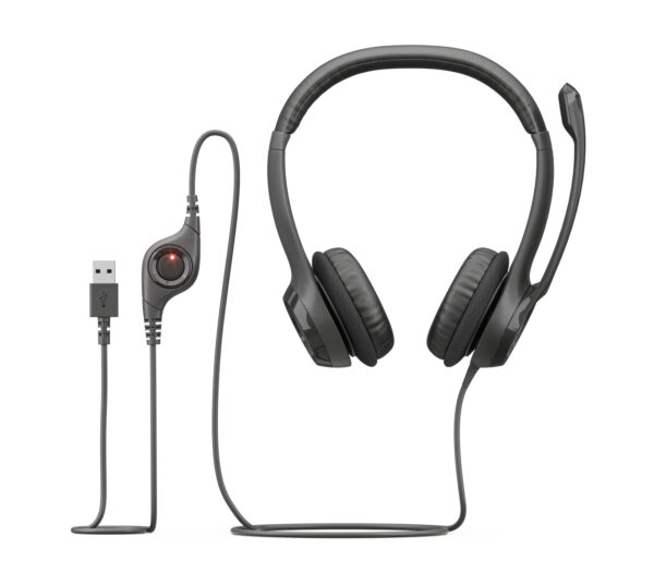 Logitech USB Headset H390 - Auricular - en oreja - cableado - USB - Imagen 3