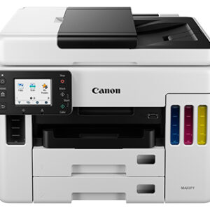 Canon MAXIFY GX7010 - Impresora multifunción - color - chorro de tinta - rellenable - A4 (210 x 297 mm), Legal (216 x 356 mm) (original) - A4/Legal (material) - hasta 45 ppm (impresión) - hasta 24 ipm (impresión) - 600 hojas - USB 2.0, LAN, Wi-Fi(n), host USB