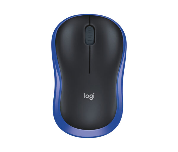 Logitech M185 - Ratón - diestro y zurdo - óptico - inalámbrico - 2.4 GHz - receptor inalámbrico USB - azul - Imagen 4