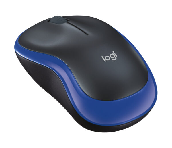 Logitech M185 - Ratón - diestro y zurdo - óptico - inalámbrico - 2.4 GHz - receptor inalámbrico USB - azul - Imagen 5
