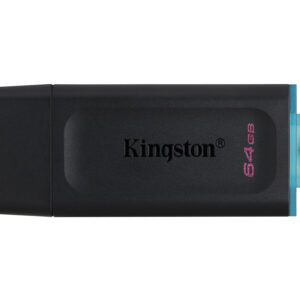 Kingston DataTraveler Exodia - Unidad flash USB - 64 GB - USB 3.2 Gen 1 - negro con turquesa