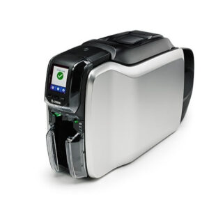 Zebra Impresora de Credenciales ZC300 Dual Sided US Cord USB & Ethernet KIT que Incluye Windows Driver CardStudio 2.0 (Standard) SW de diseño 200 PVC tarjetas YMCKOK ribbon ( para 200 imágene