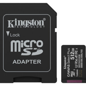 Kingston - Flash memory card - microSDHC - 512GB microSDXC Canvas Select