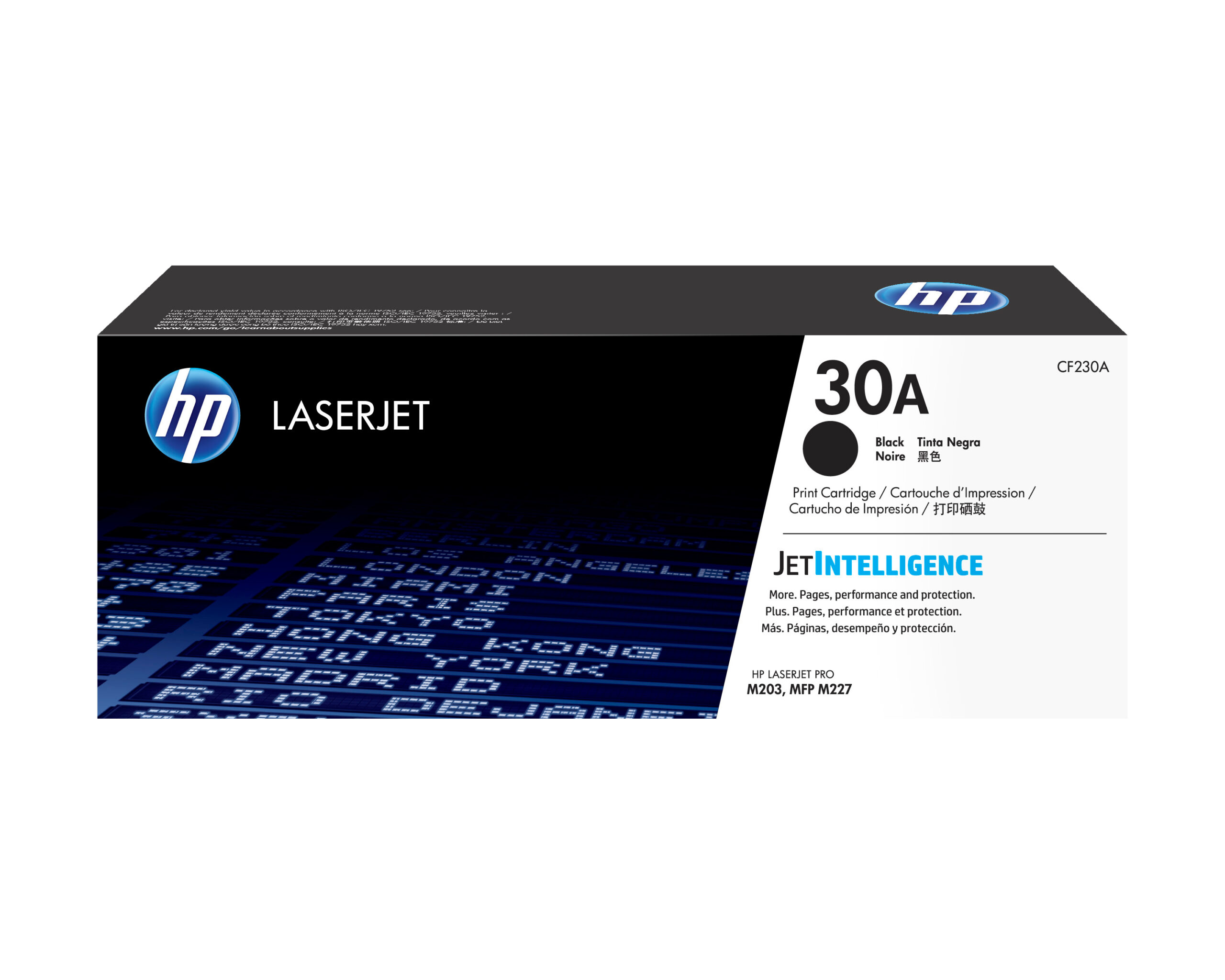 HP 30A - Negro - original - LaserJet - cartucho de toner (CF230A) - para LaserJet Pro M203dn, M203dw, M227fdw, MFP M227fdn, MFP M227fdw, MFP M227sdn