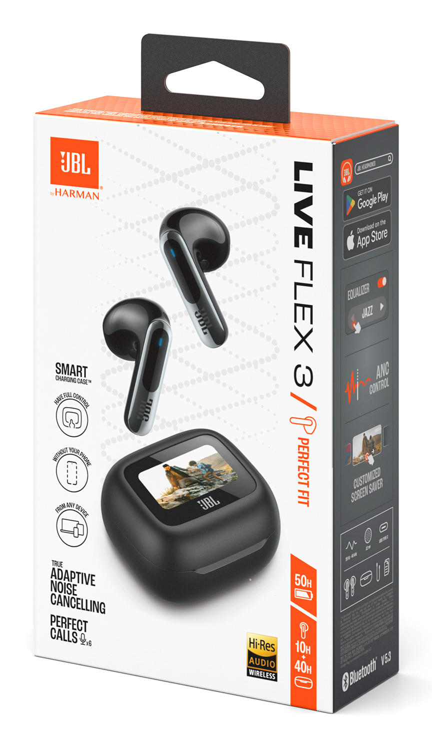 JBL LIVE - Flex 3 - Headphones - True wireless - Black
