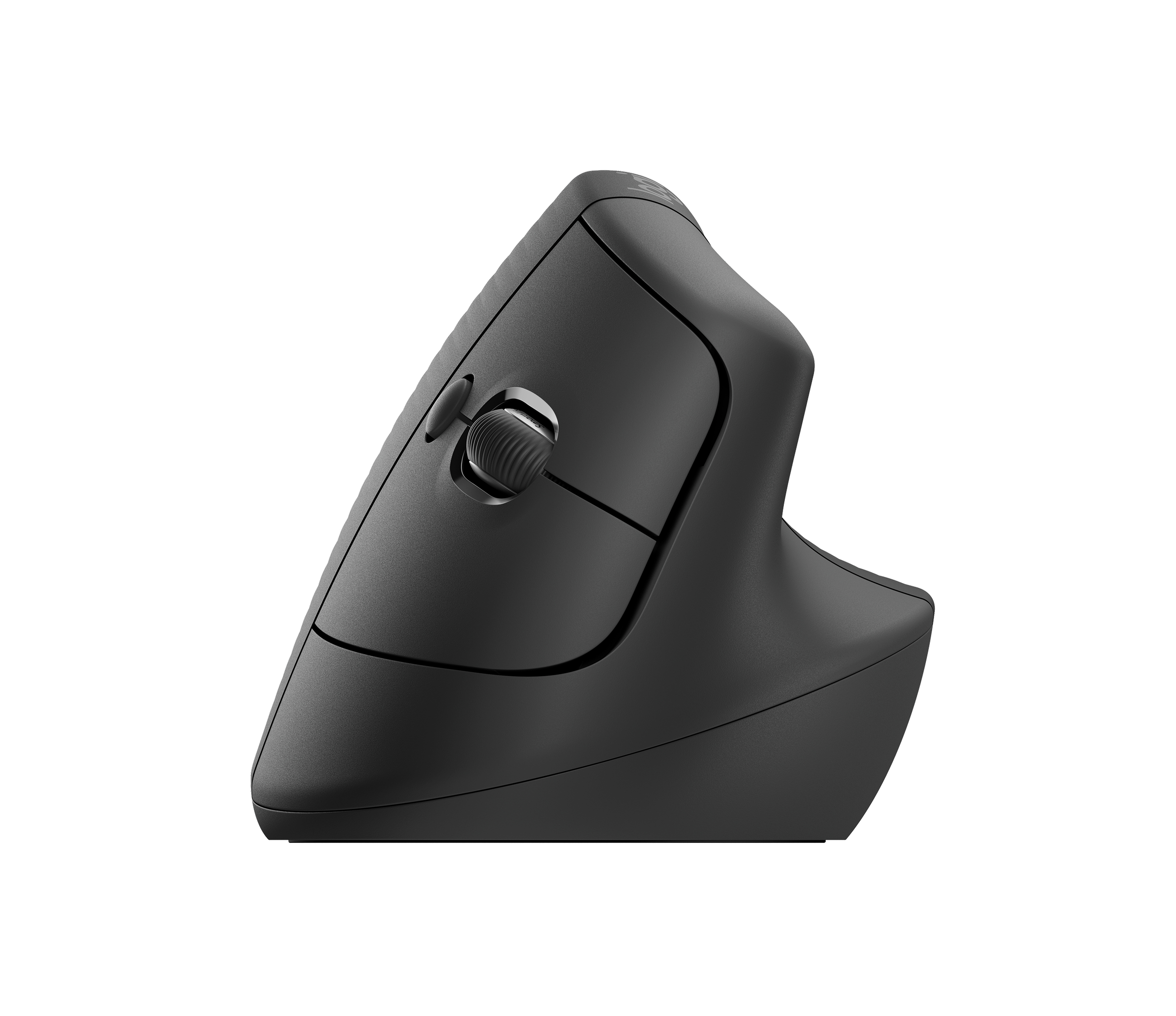 Logitech Lift Vertical Ergonomic Mouse - Ratón vertical - ergonómico - 6 botones - inalámbrico - 2.4 GHz, Bluetooth - receptor de USB Logitech Logi Bolt - grafito