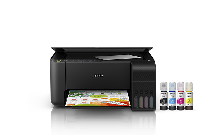 Epson EcoTank L3250 - Impresora multifunción - color - chorro de tinta - ITS - A4/Legal (material) - hasta 7.7 ppm (copiando) - hasta 10 ppm (impresión) - 100 hojas - USB 2.0, Wi-Fi(ax)