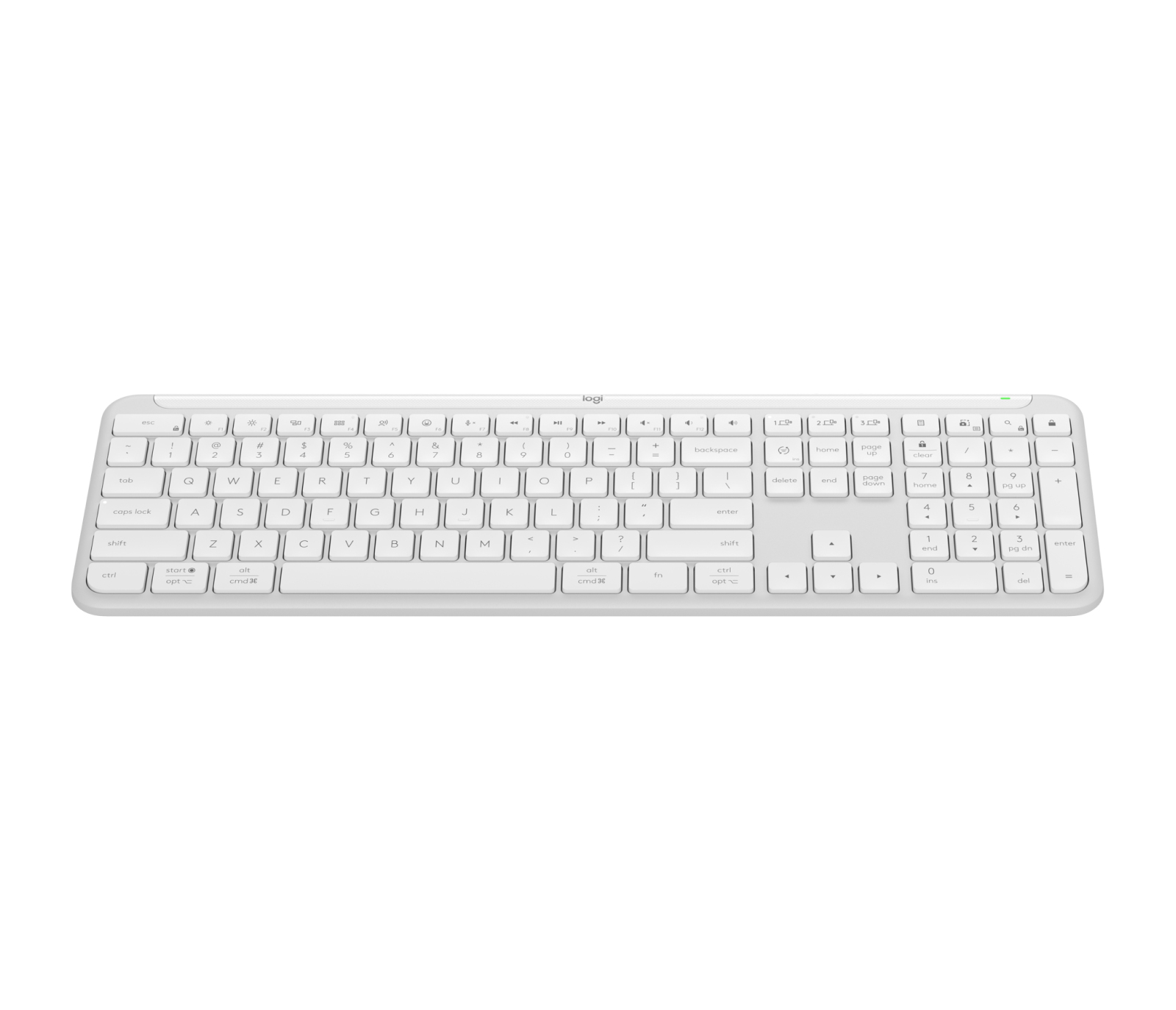 Logitech Signature Slim K950 - Keyboard - Spanish - Off white