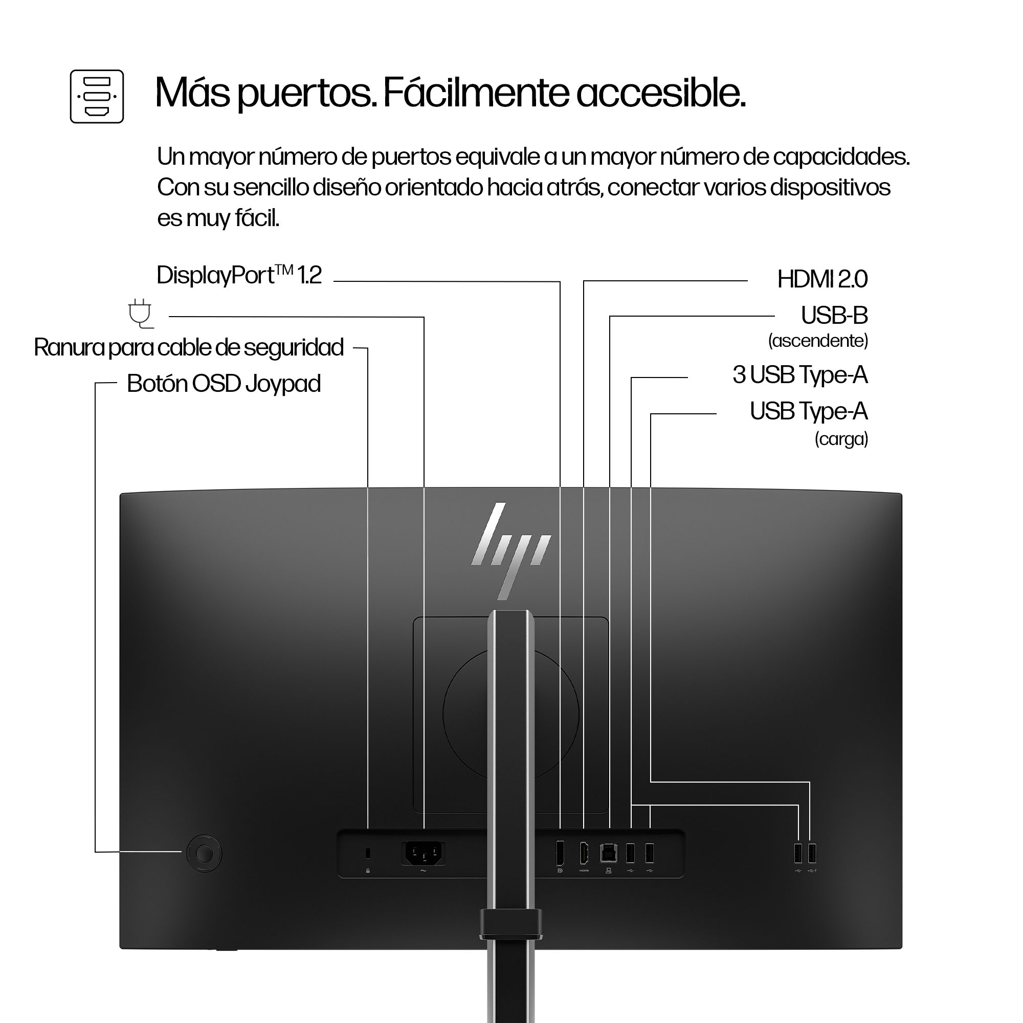 HP - LED-backlit LCD monitor - 23.8" - S5 Pro 524pf