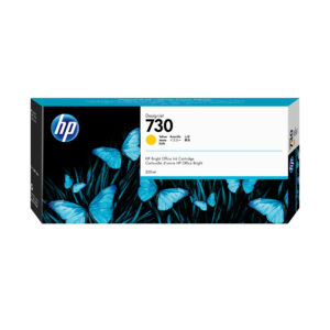 HP 730 - 300 ml - gran capacidad - amarillo - original - DesignJet - cartucho de tinta - para DesignJet SD Pro MFP, T1600, T1600dr, T1700, T1700dr, T1708, T1708dr, T2600, T2600dr