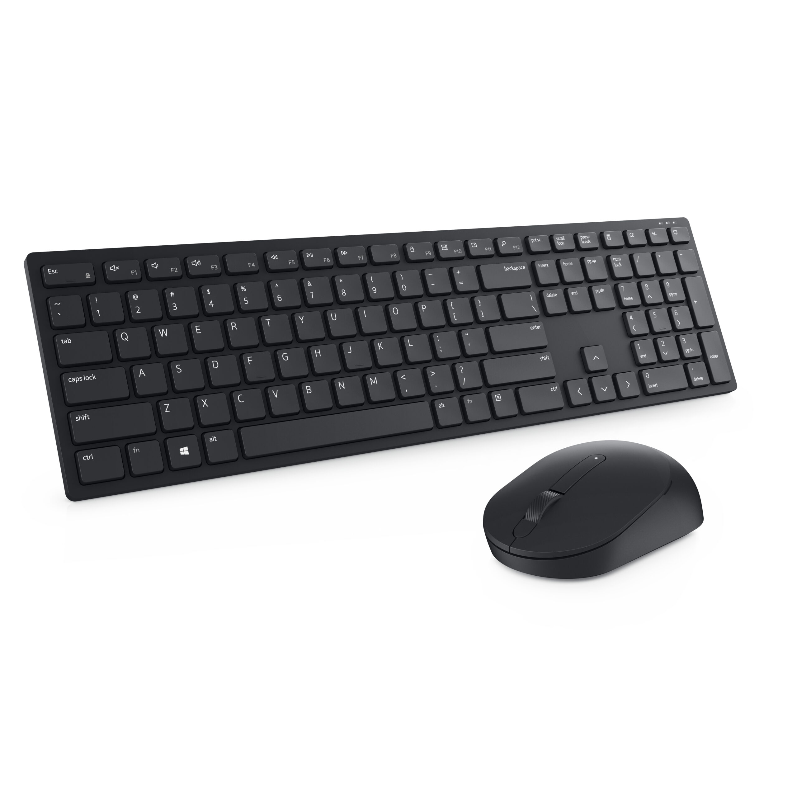 Dell - Keyboard and mouse set - Spanish - Wireless - KM5221W (Brown Box)