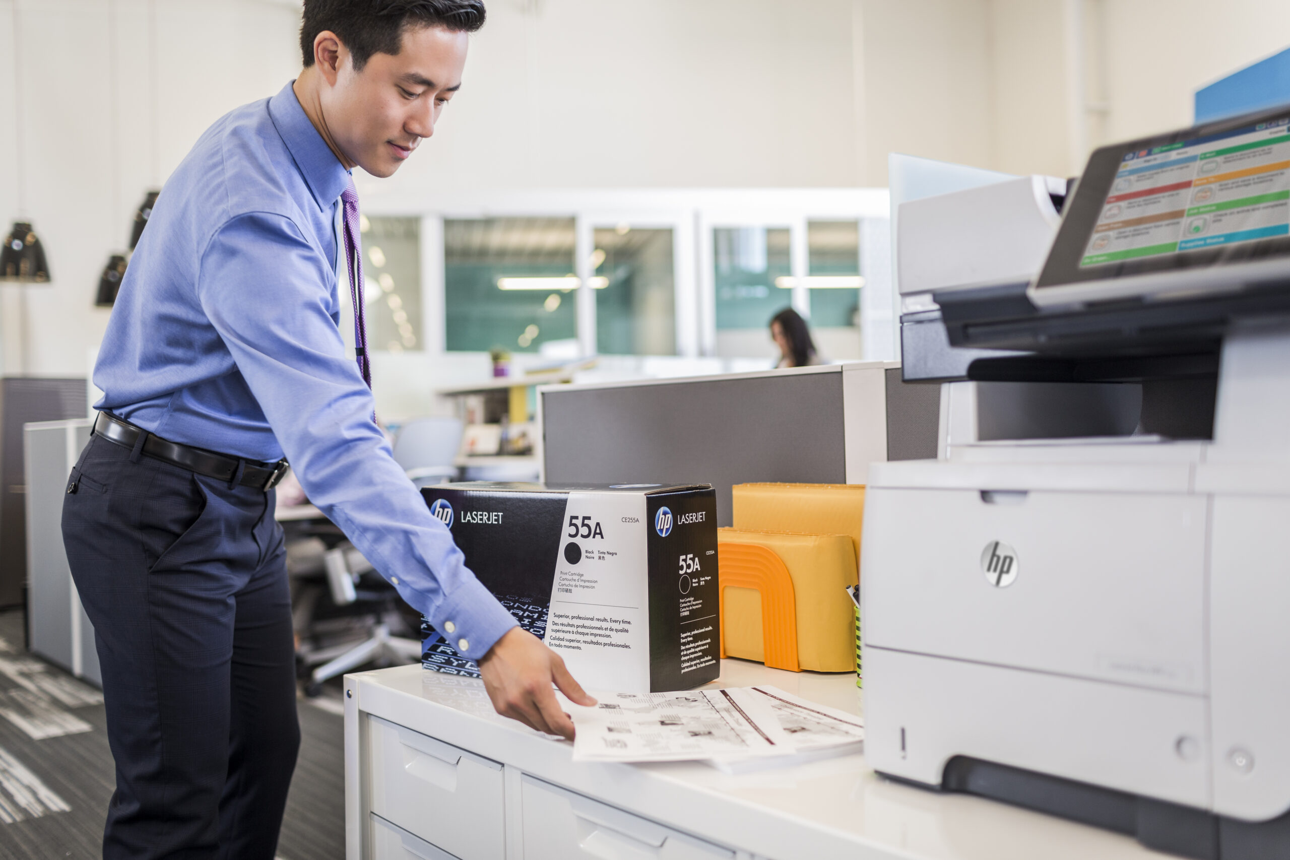 HP 55A - Negro - original - LaserJet - cartucho de tóner (CE255A) - para LaserJet Enterprise MFP M525; LaserJet Enterprise Flow MFP M525; LaserJet Managed MFP M525