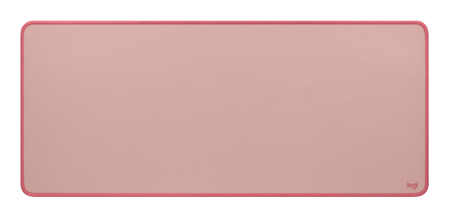 Logitech Studio Series - Teclado y alfombrilla de ratón - base de goma antideslizante, fácil deslizamiento, superficie resistente a salpicaduras - rosa oscuro