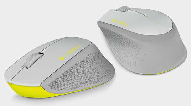 Logitech M280 - Ratón - diestro - óptico - 3 botones - inalámbrico - 2.4 GHz - receptor inalámbrico USB - gris