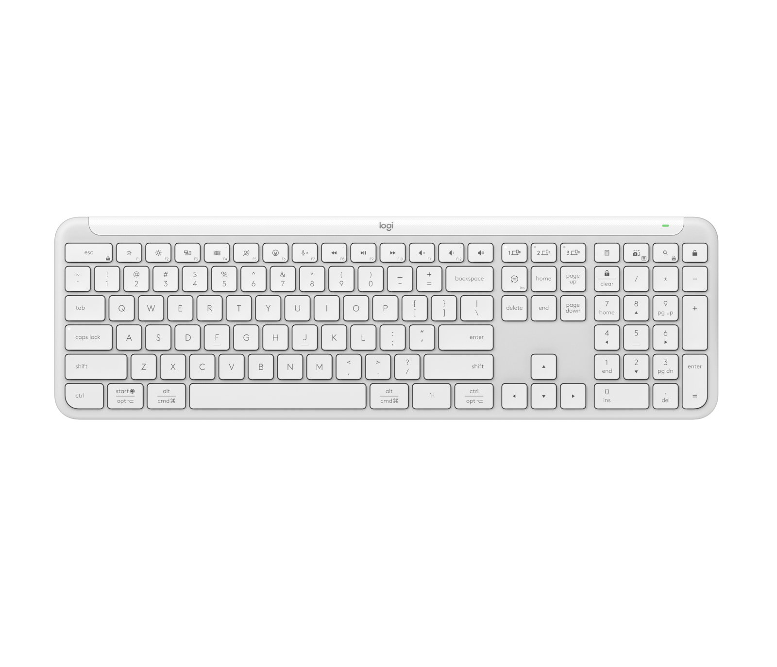 Logitech Signature Slim K950 - Keyboard - Spanish - Off white