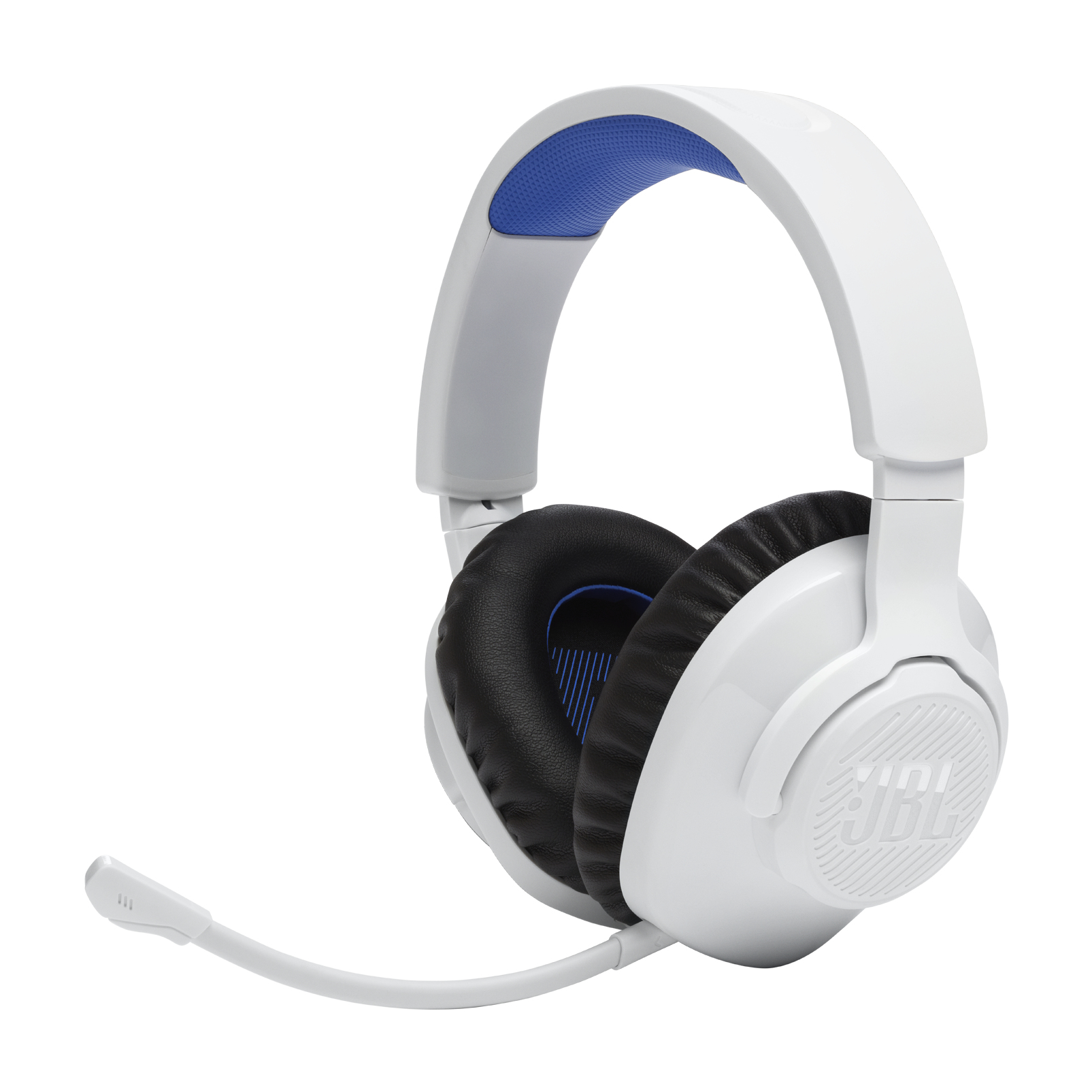 JBL Quantum 360P - Auricular - tamaño completo - Bluetooth/radiofrecuencia de 2,4 GHz - inalámbrico - blanco