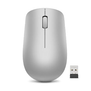 Lenovo - Mouse - Wireless - Platinum Grey