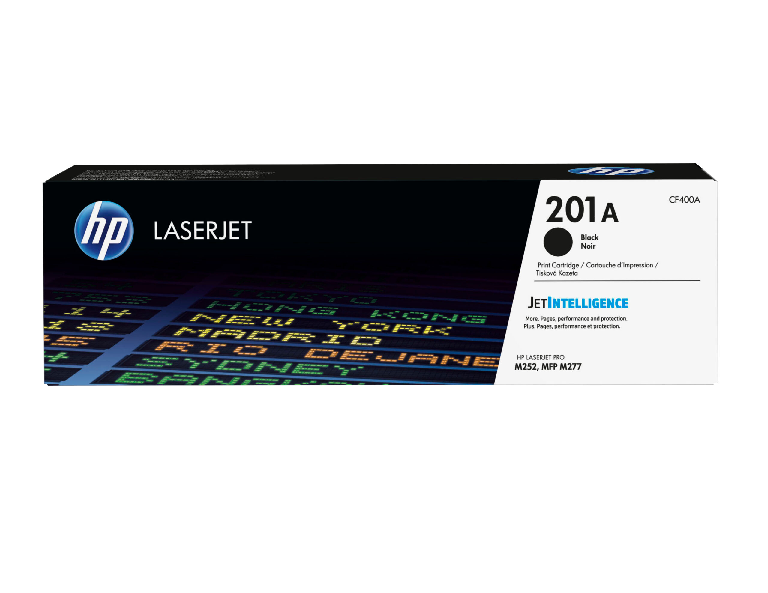 HP 201A - Negro - original - LaserJet - cartucho de tóner (CF400A) - para Color LaserJet Pro M252dn, M252dw, M252n, MFP M277c6, MFP M277dw, MFP M277n