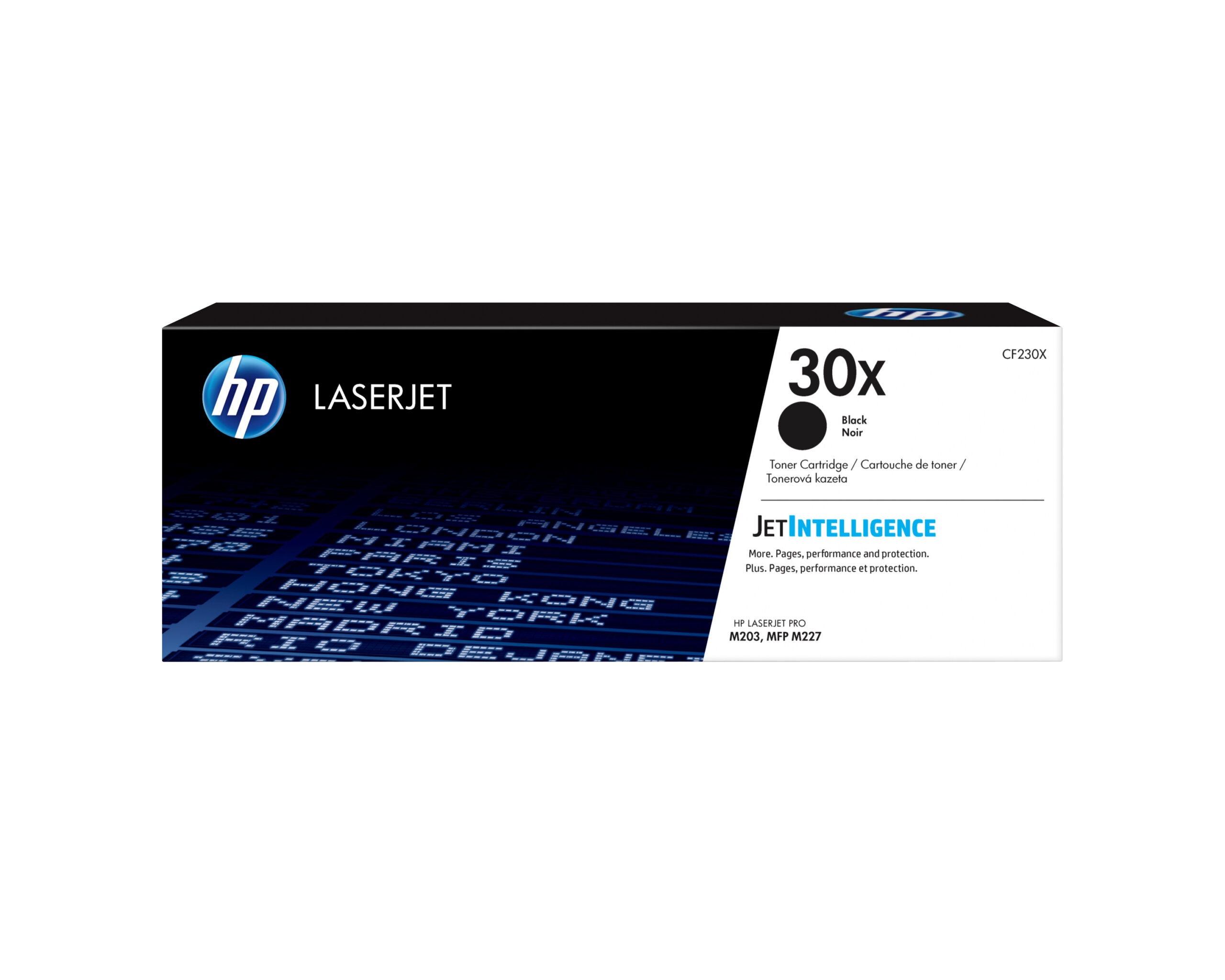 HP 30X - Negro - original - LaserJet - cartucho de tóner (CF230X) - para LaserJet Pro M203d, M203dn, M203dw, MFP M227fdn, MFP M227fdw, MFP M227sdn