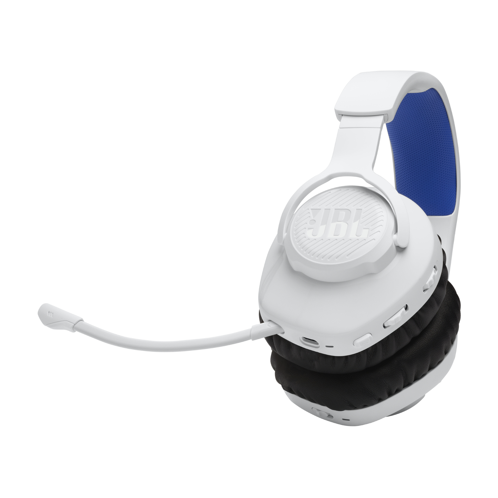 JBL Quantum 360P - Auricular - tamaño completo - Bluetooth/radiofrecuencia de 2,4 GHz - inalámbrico - blanco