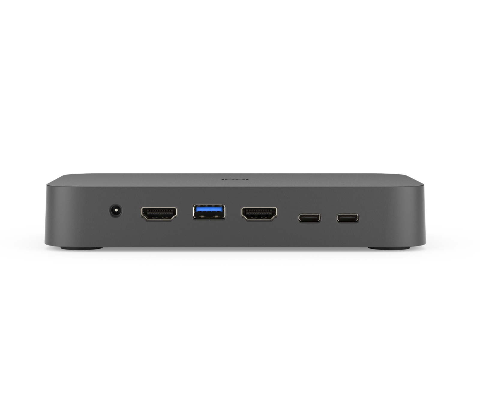 Logitech Swytch Laptop Link for Video Conferencing in Meeting Rooms - Hub - 2 x HDMI + 1 x SuperSpeed USB + 2 x USB-C - sobremesa