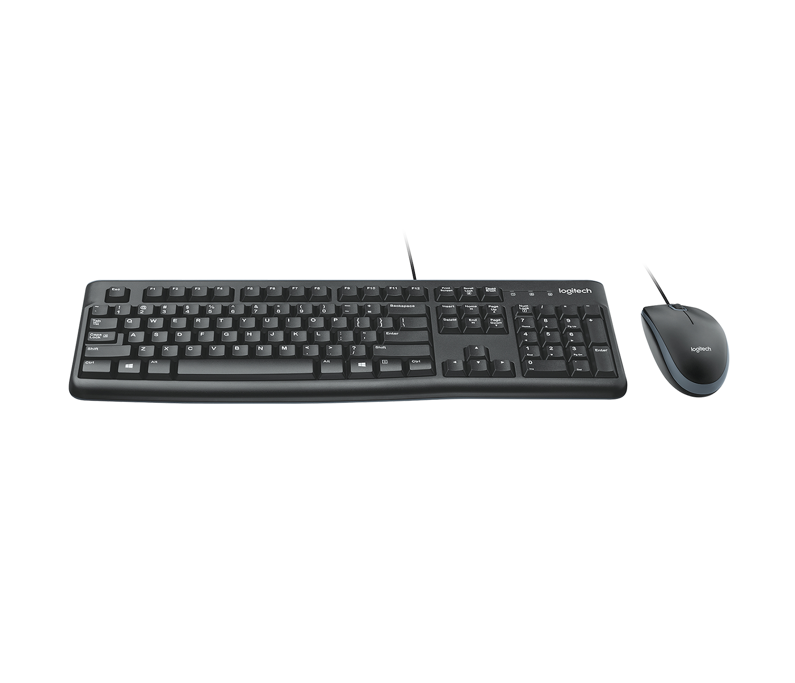 Logitech Desktop MK120 - Juego de teclado y ratón - USB - inglés