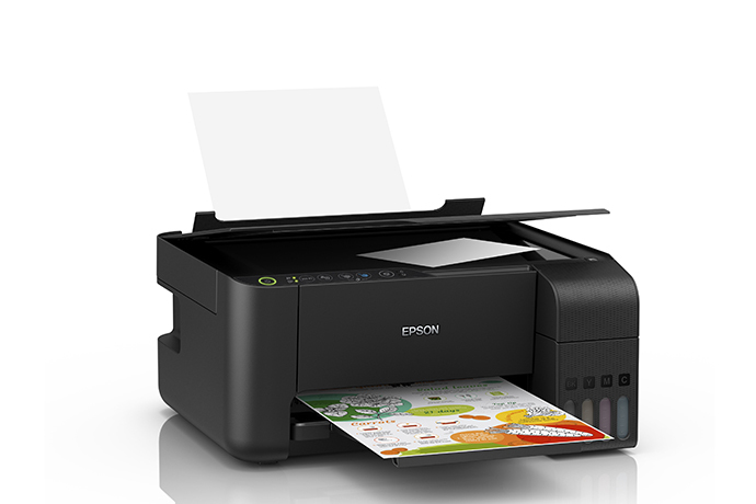 Epson EcoTank L3250 - Impresora multifunción - color - chorro de tinta - ITS - A4/Legal (material) - hasta 7.7 ppm (copiando) - hasta 10 ppm (impresión) - 100 hojas - USB 2.0, Wi-Fi(ax)