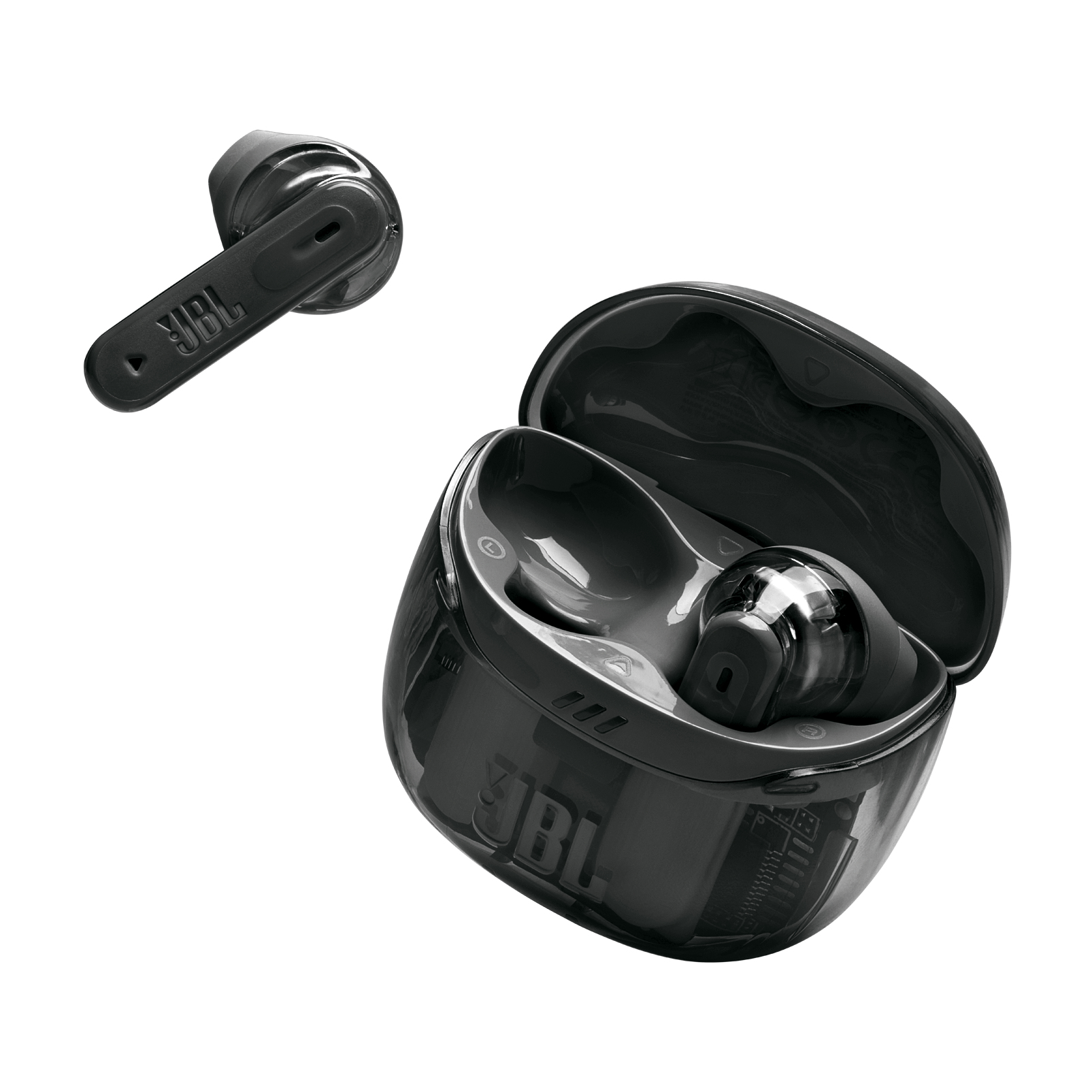 JBL - Headphones - Wireless - Tune Flex 2 TWS Ghost Black