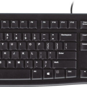 Logitech K120 - Teclado - USB - inglés - negro