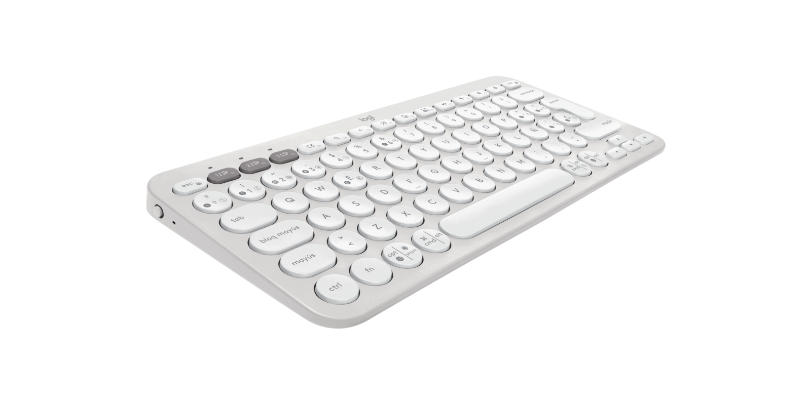 Logitech - Keyboard - Wireless - White