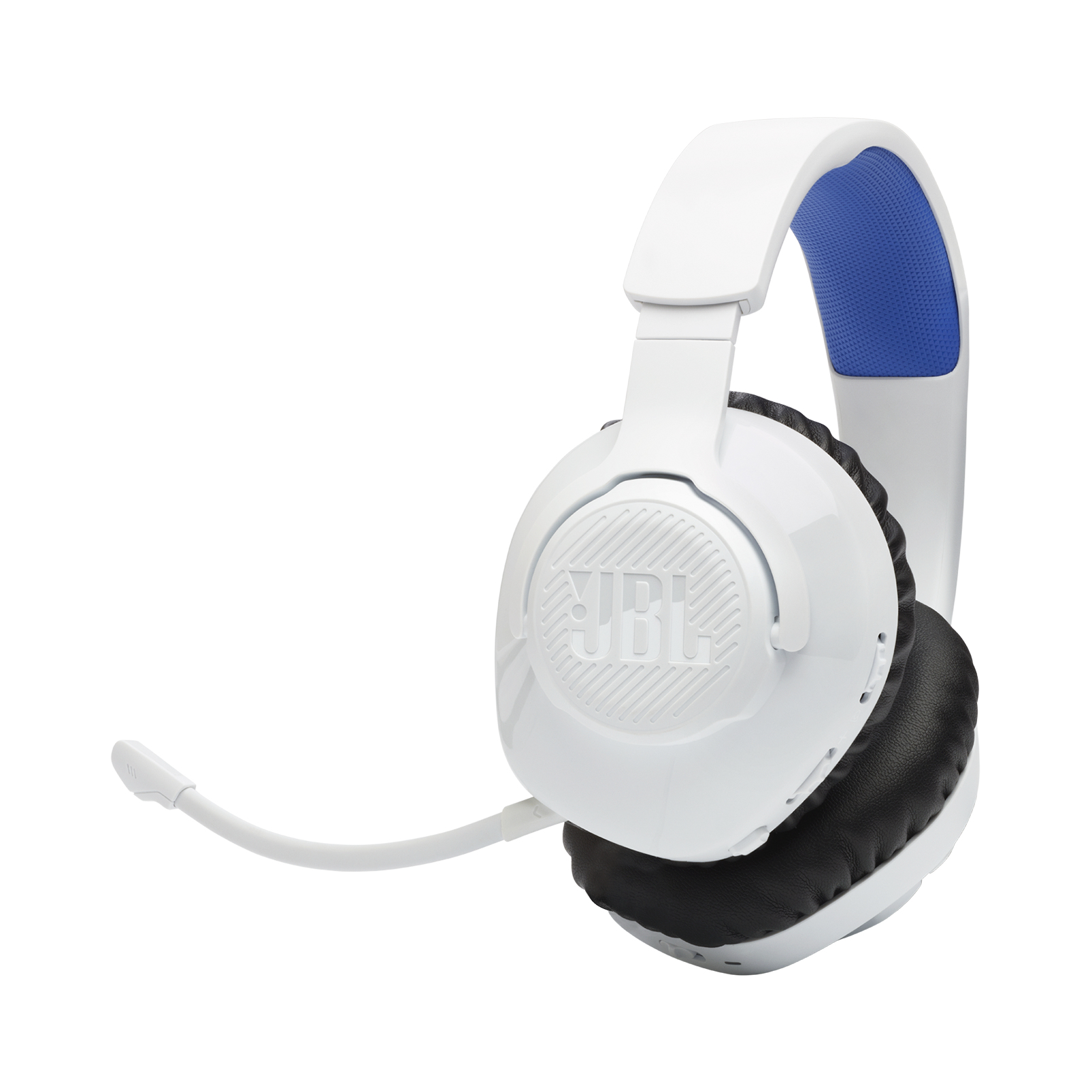 JBL Quantum 360P - Auricular - tamaño completo - Bluetooth/radiofrecuencia de 2,4 GHz - inalámbrico - blanco