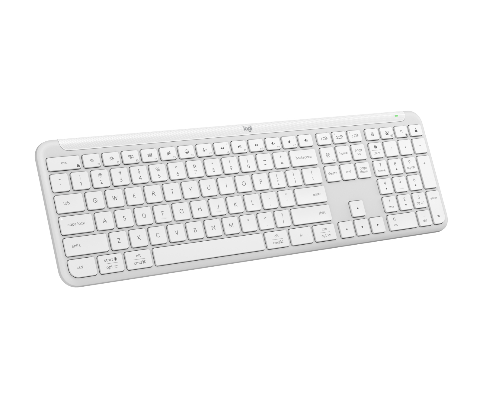 Logitech Signature Slim K950 - Keyboard - Spanish - Off white