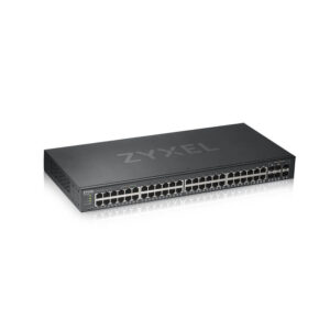 Zyxel GS1920-48v2 - Conmutador - inteligente - 48 x 10/100/1000 + 4 x Gigabit SFP combinado + 2 x Gigabit SFP - montaje en rack