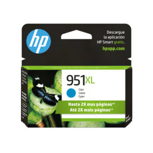 HP 951XL - 24 ml - Alto rendimiento - cián - original - cartucho de tinta - para Officejet Pro 251dw, 276dw, 8100, 8600, 8600 N911a, 8610, 8615, 8620, 8625, 8630