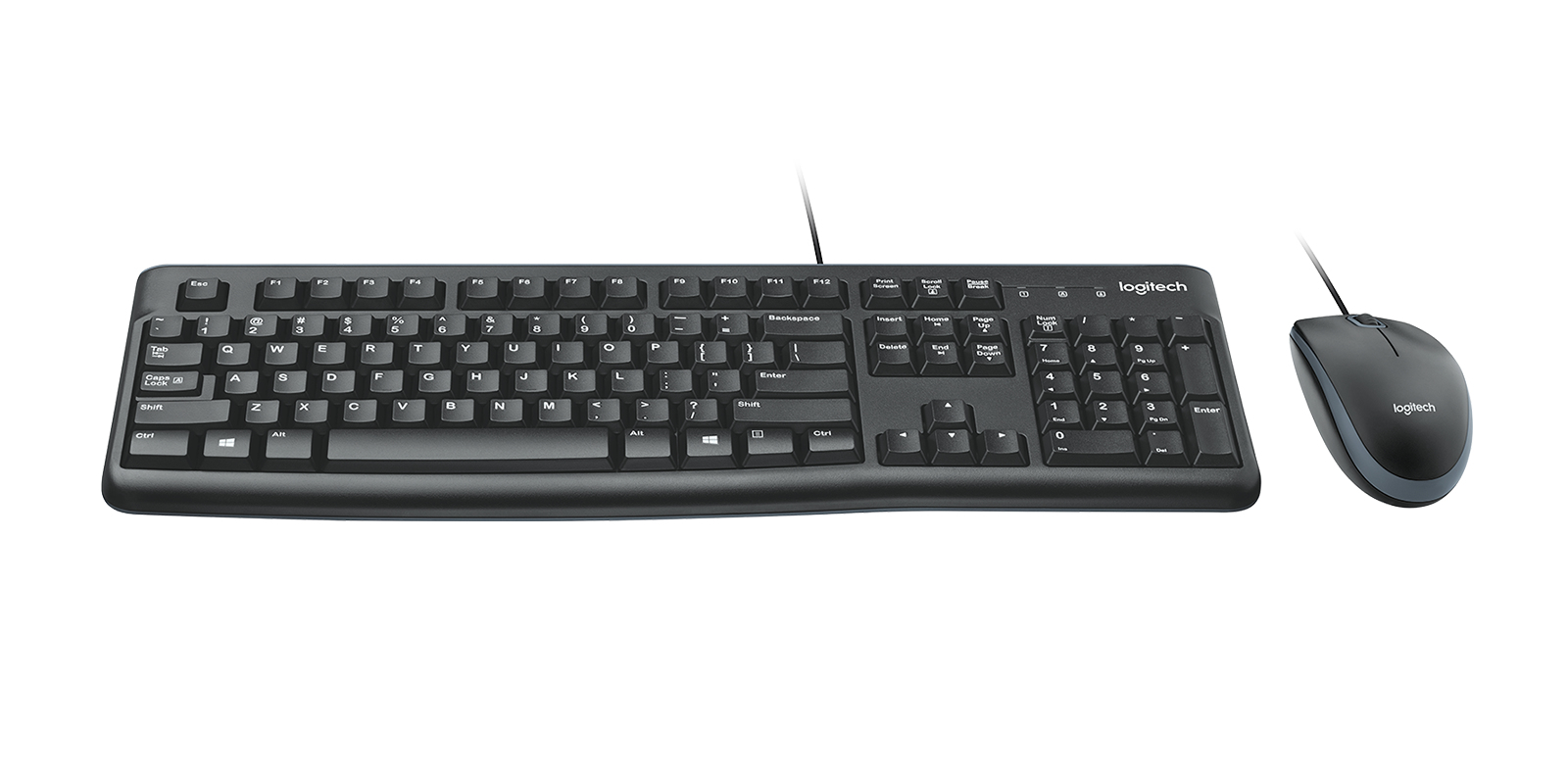 Logitech Desktop MK120 - Juego de teclado y ratón - USB - inglés