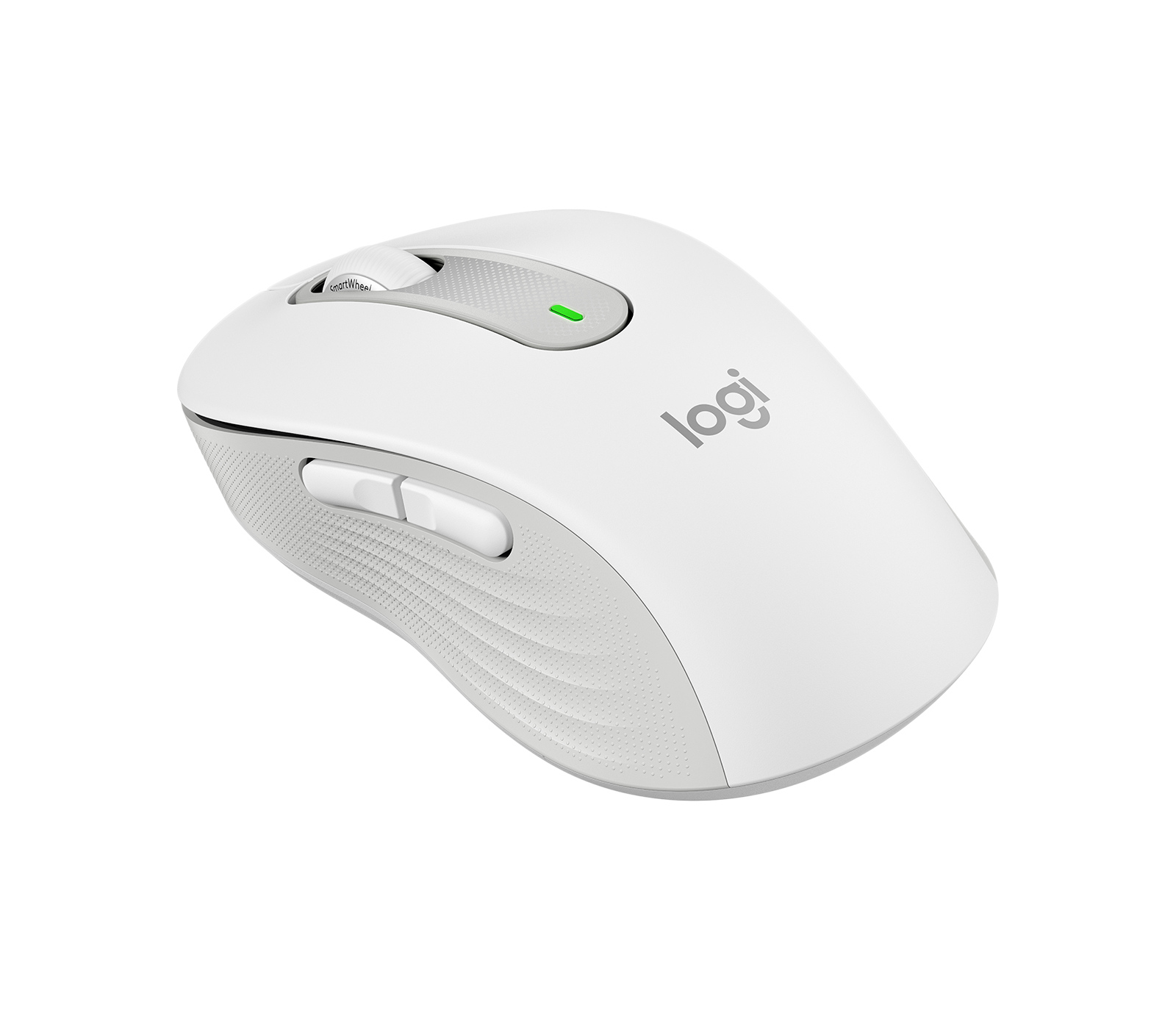 Logitech Signature M650 - Ratón - manos pequeñas - diestro y zurdo - inalámbrico - 2.4 GHz, Bluetooth - receptor de USB Logitech Logi Bolt - blanco hueso
