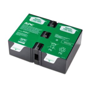 APC Replacement Battery Cartridge #124 - Batería de UPS - 1 x baterías - Ácido de plomo - para P/N: BR1500G-RS, BX1500M, BX1500M-LM60, SMC1000-2UC, SMC1000-2UTW, SMC1000I-2UC