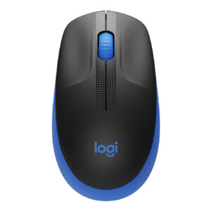 Logitech M190 - Ratón - óptico - 3 botones - inalámbrico - receptor inalámbrico USB - azul