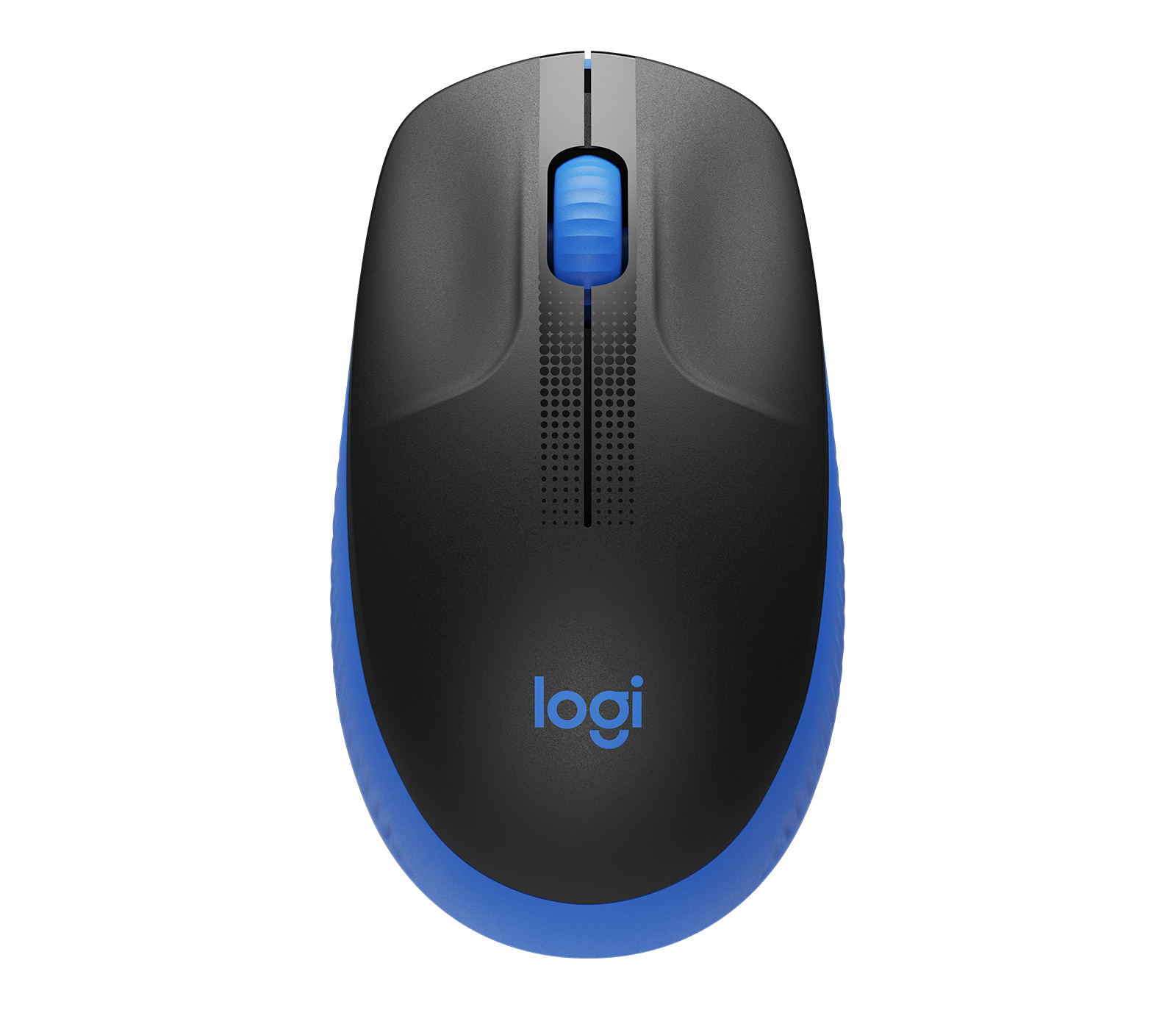Logitech M190 - Ratón - óptico - 3 botones - inalámbrico - receptor inalámbrico USB - azul