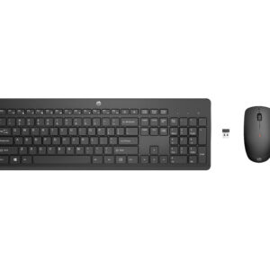 HP - Keyboard and mouse set - Wireless - Black