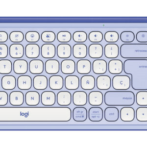 Logitech Pop Icon Combo - Keyboard and mouse set - Spanish (Latin American) - Lilac