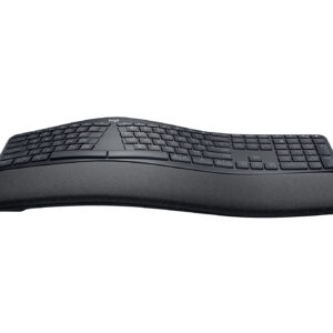 Logitech ERGO K860 - Teclado - inalámbrico - 2.4 GHz, Bluetooth 5.0 - grafito