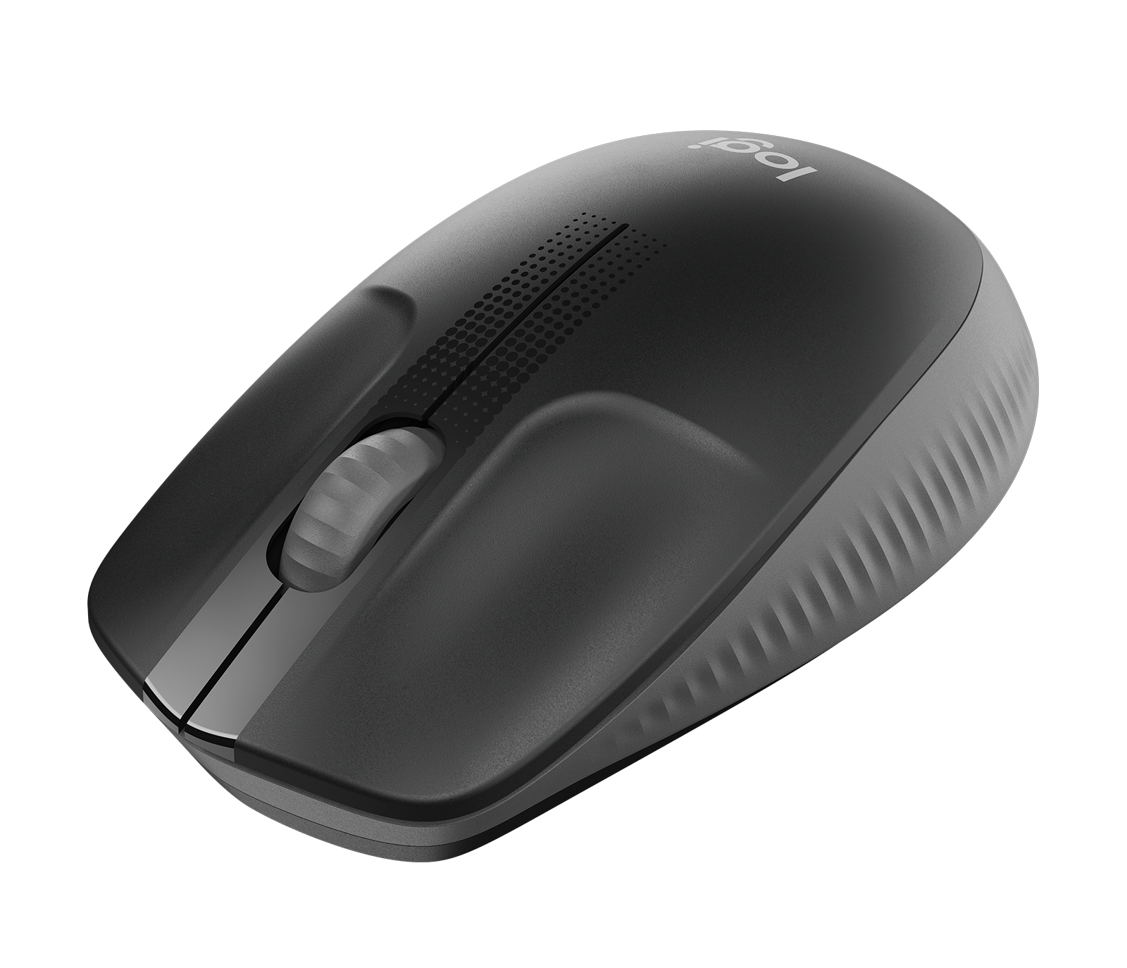 Logitech M190 - Ratón - óptico - 3 botones - inalámbrico - receptor inalámbrico USB - carbón