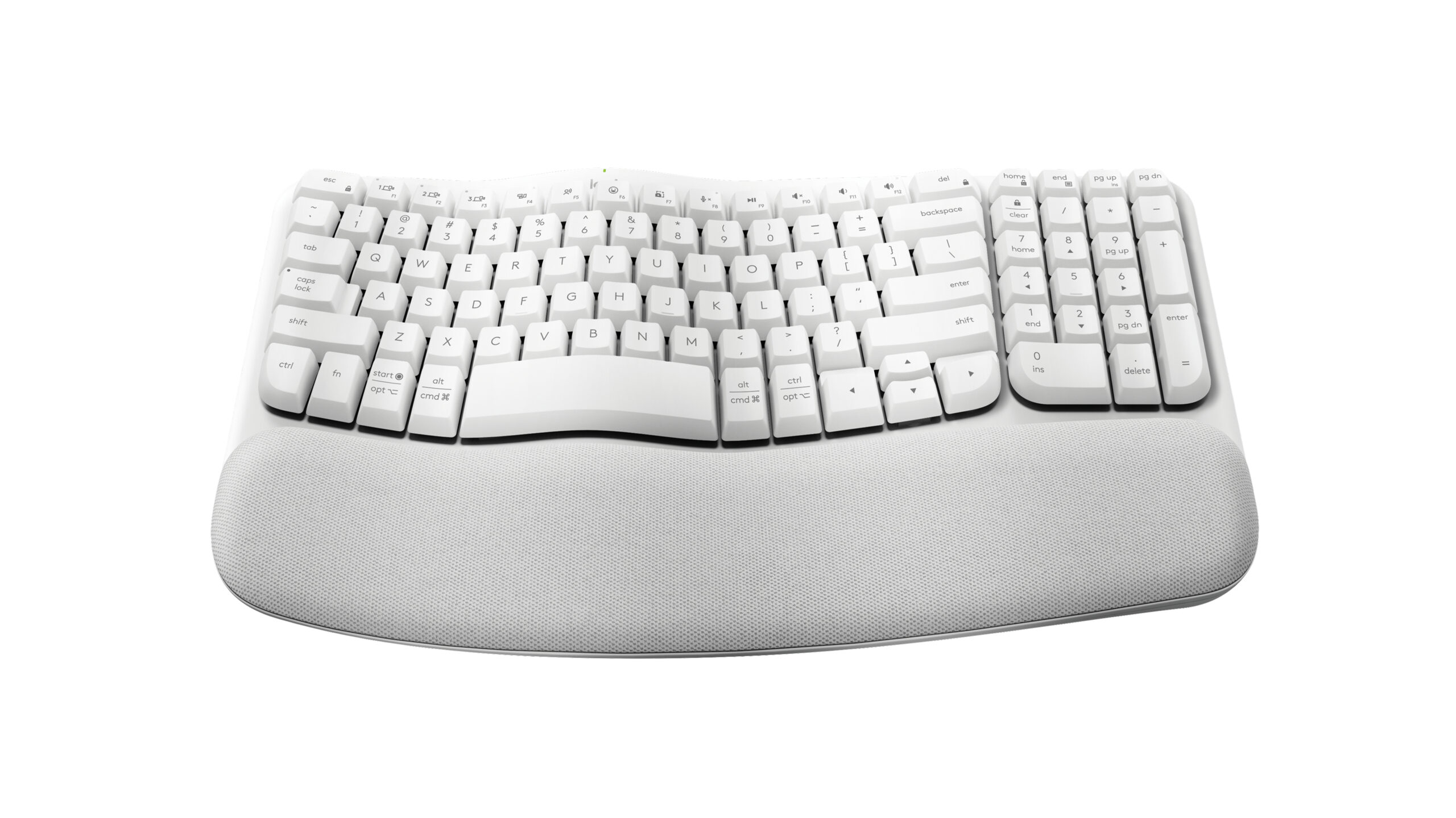 Logitech - Keyboard - Wave keys - Spanish - Off white