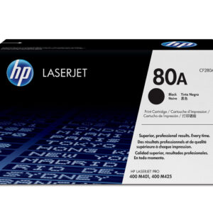 HP 80A - Negro - original - LaserJet - cartucho de tóner (CF280A) - para LaserJet Pro 400 M401, MFP M425
