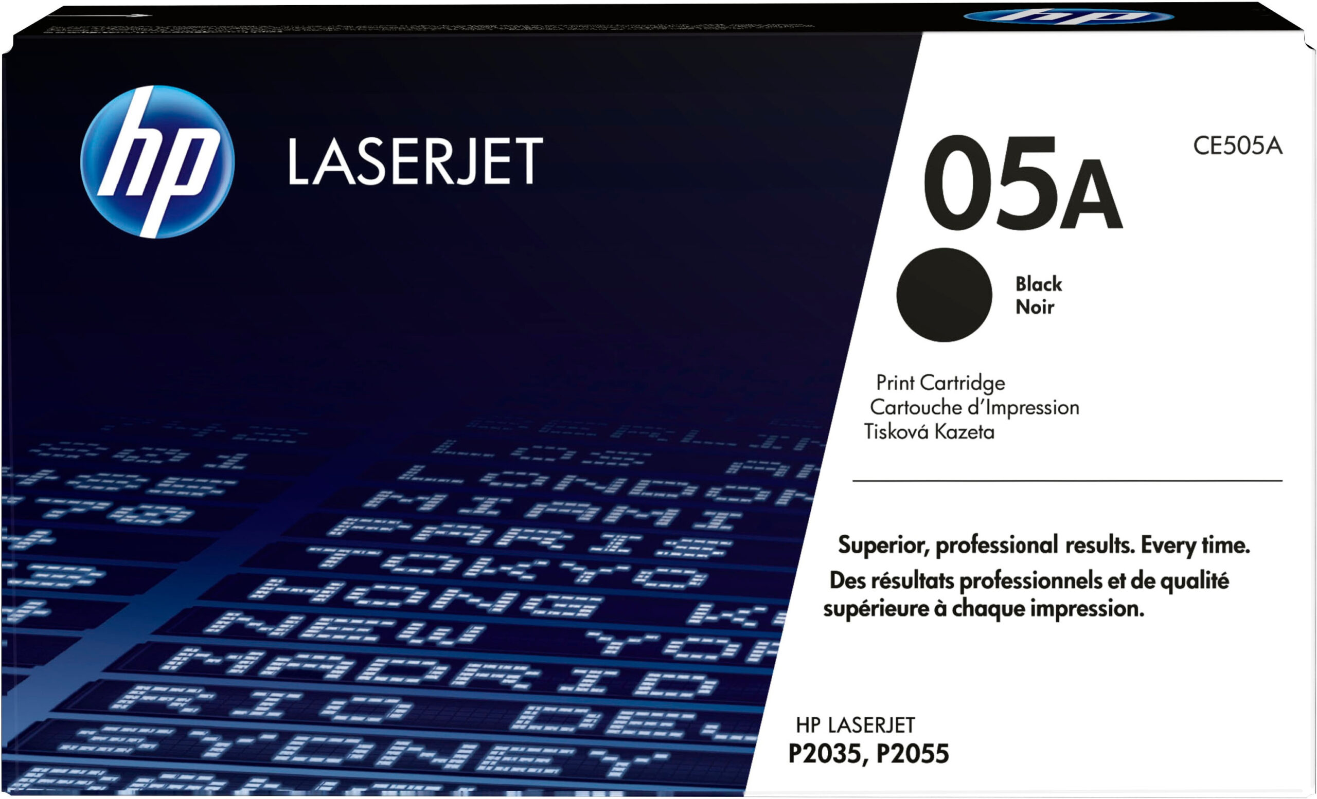 HP 05A - Negro - original - LaserJet - cartucho de tóner (CE505A) - para LaserJet P2035, P2035n, P2055, P2055d, P2055dn, P2055x