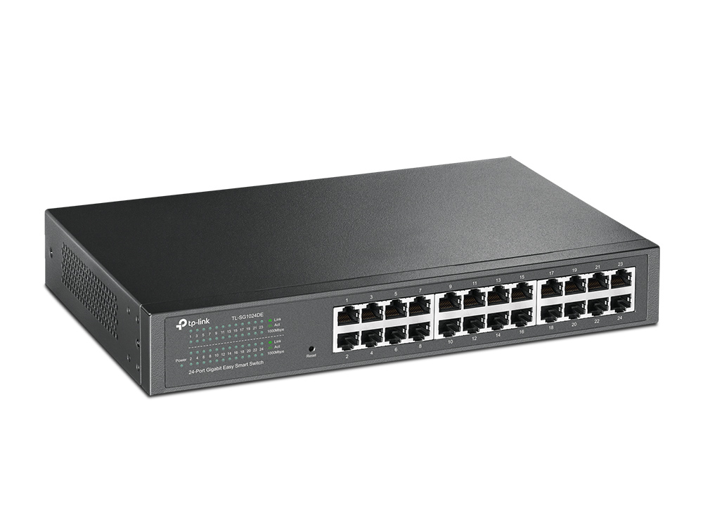 TP-Link JetStream TL-SG1024DE - Conmutador - 24 x 10/100/1000 - montaje en rack